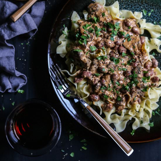 Cajun Chili Stroganoff