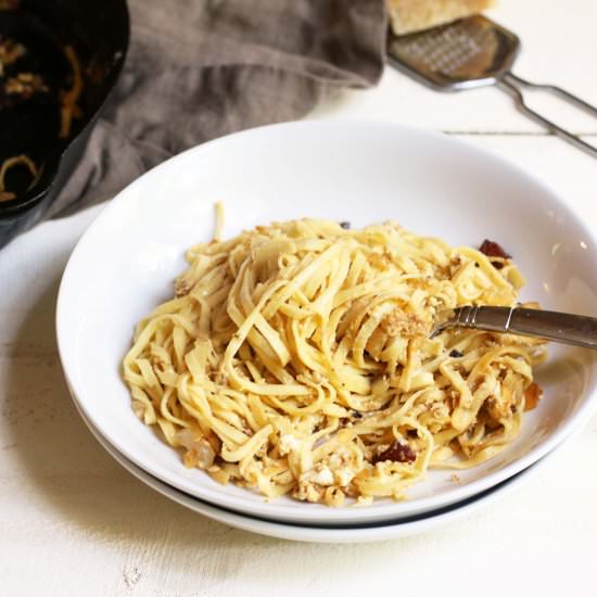 easy pasta carbonara