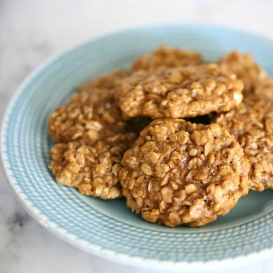 Coconut Sugar Oatmeal Cookies