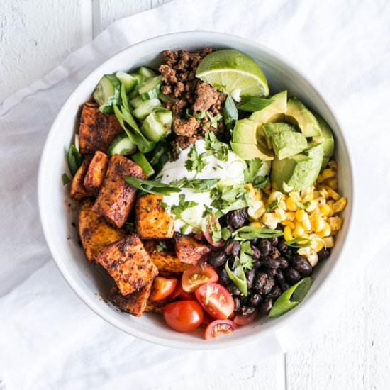 Sweet Potato Taco Bowl