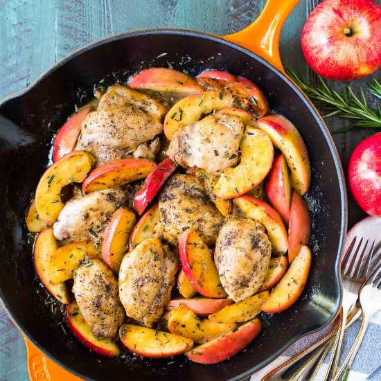 Apple Cider Chicken Skillet