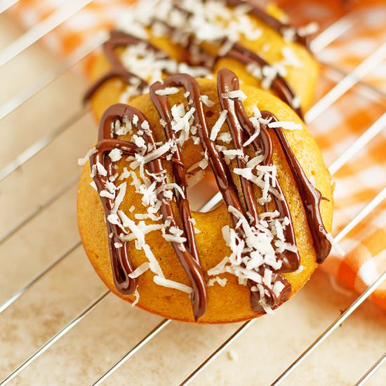 Butternut Squash Coconut Donuts