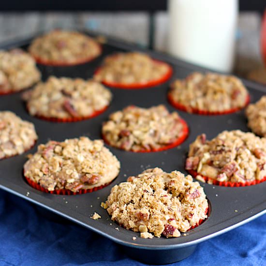 Apple Oat Streusel Muffins