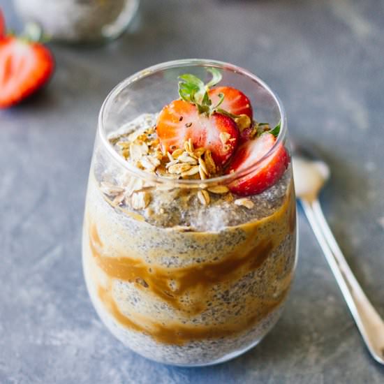 Dulce De Leche Chia Seed Parfait