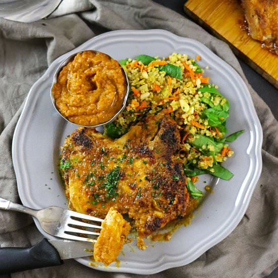 Pumpkin Curried Pork Chops