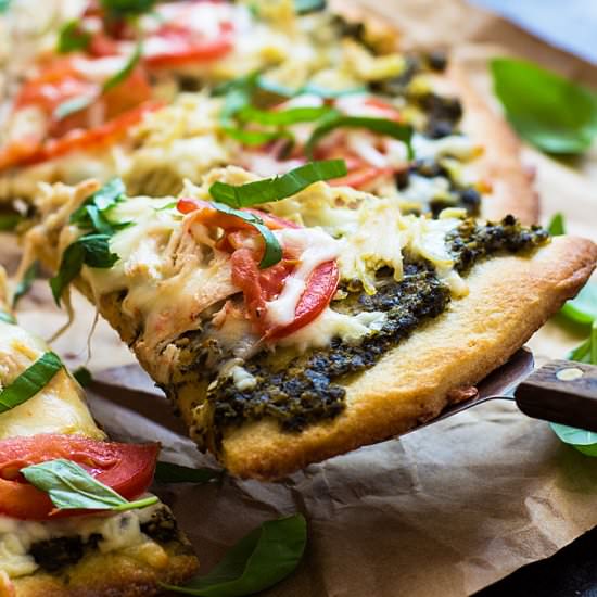 Chicken Pesto Pizza