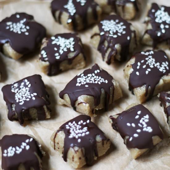 Chocolate & Tahini Squares
