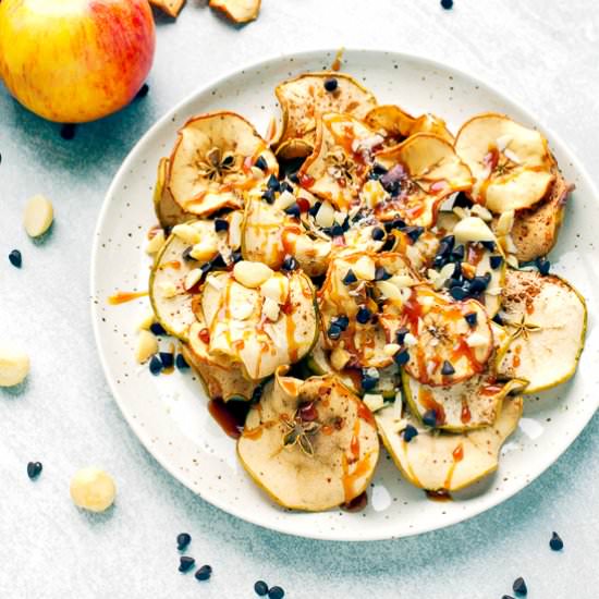 Baked Apple Chip Nachos