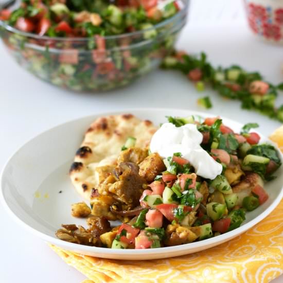Oven Roasted Chicken Shawarma