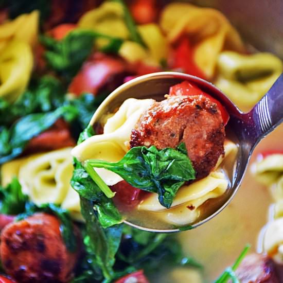 Easy Tortellini Soup