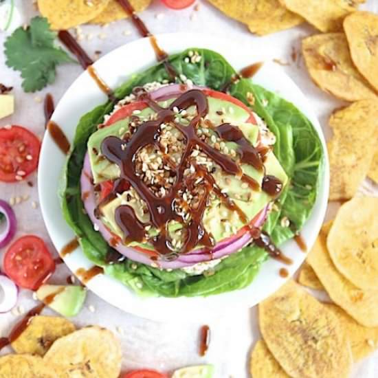 Smoky, Sesame Sweet Potato Burgers