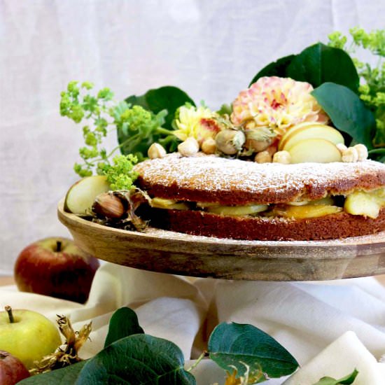 Autumnal Hazelnut Torte
