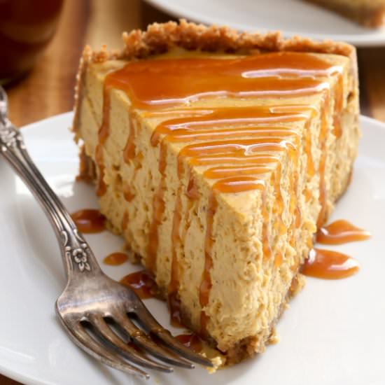 spiced pumpkin cheesecake