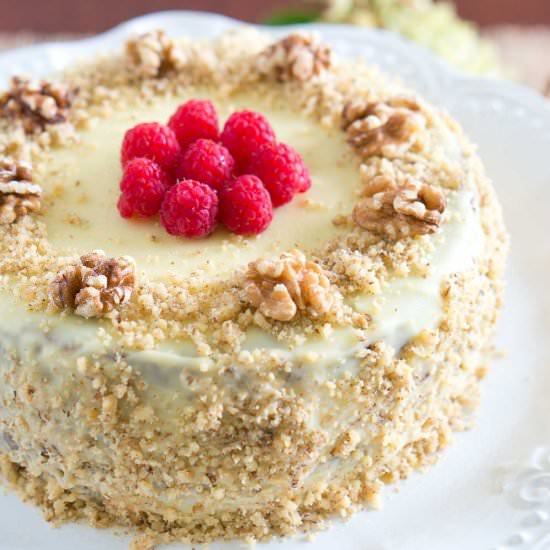 Flourless Walnut Chocolate Cake