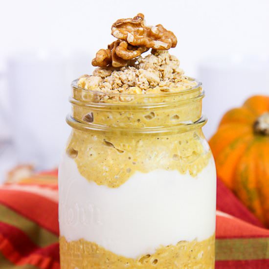 Pumpkin Pie Overnight Oats