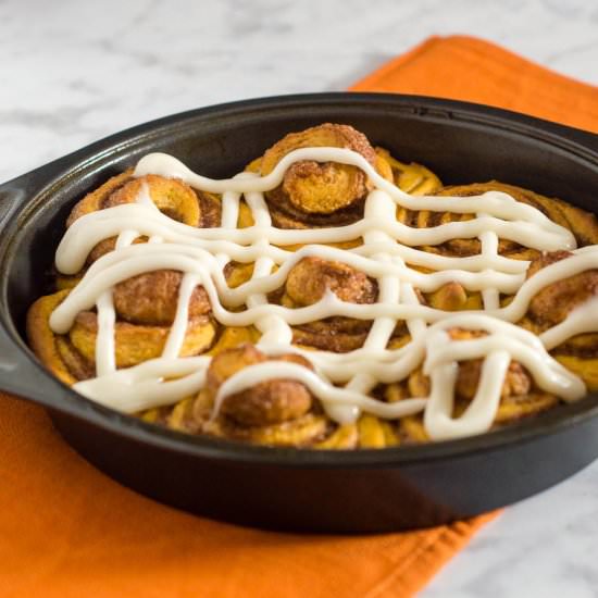Pumpkin Cinnamon Rolls