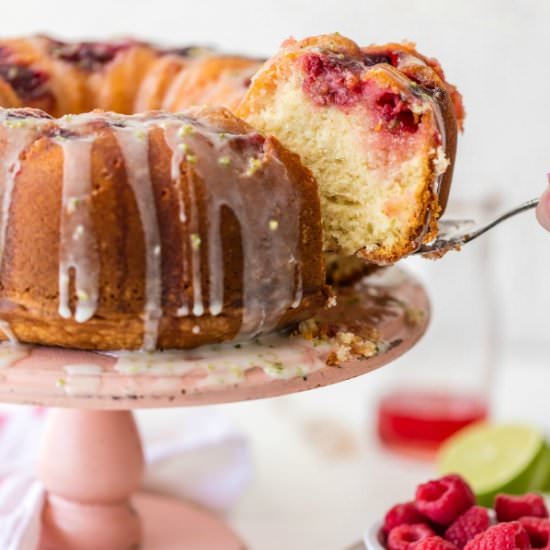 Raspberry Moscow Mule Cake