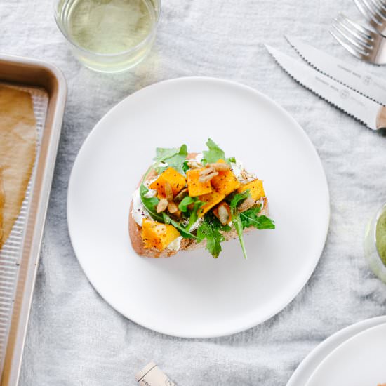 Pumpkin Bruschetta
