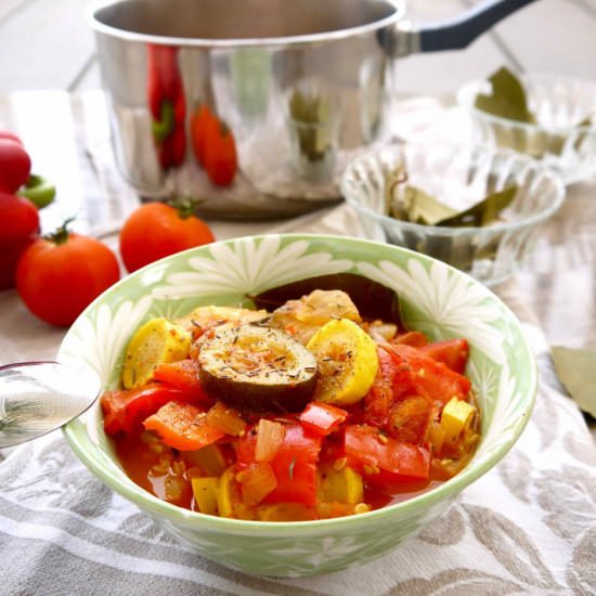 My Mom’s Ratatouille (Paleo, GF)