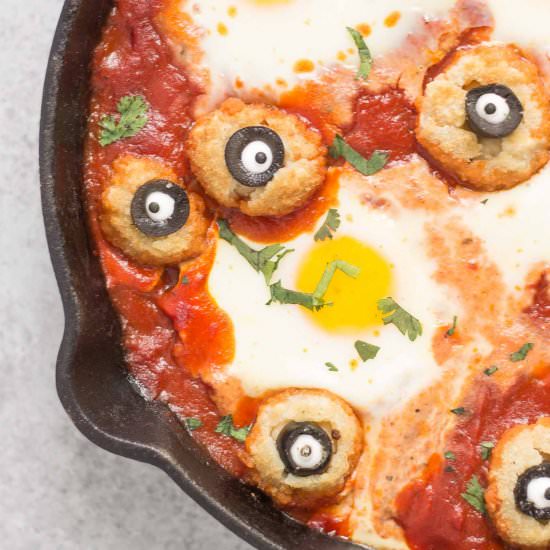 Halloween Eyeball Skillet