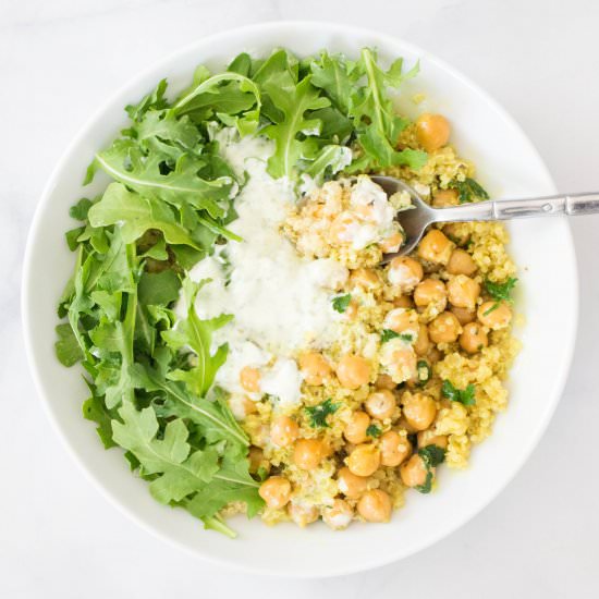 Coconut Turmeric Chickpeas