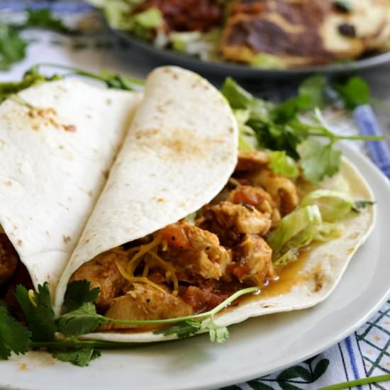 Three Ingredient Chicken Tacos