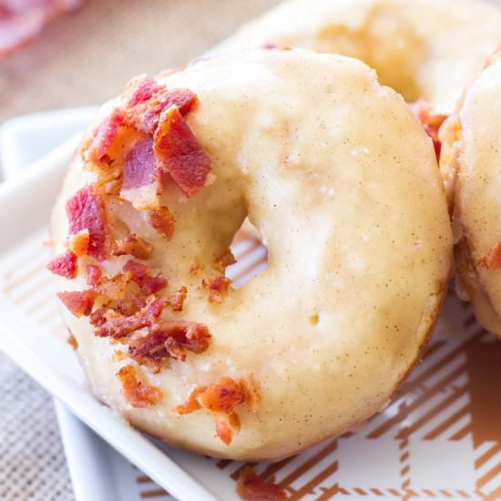 Maple Bacon Donuts
