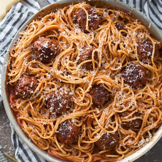 Six Ingredient Spaghetti