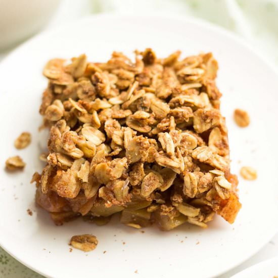 Ultimate Healthy Apple Crumble