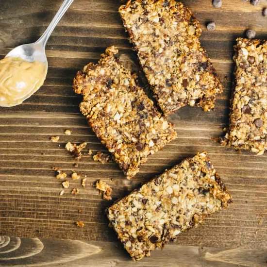 Peanut Butter Chocolate Granola Bar