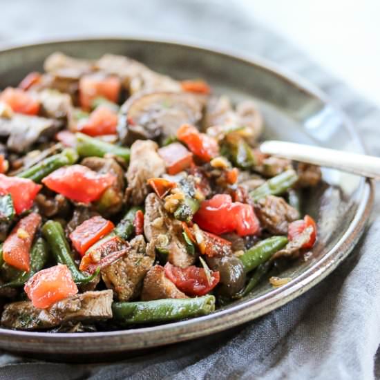 Skillet Chicken Vegetable Toss