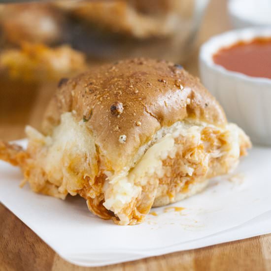 Baked Buffalo Chicken Sliders