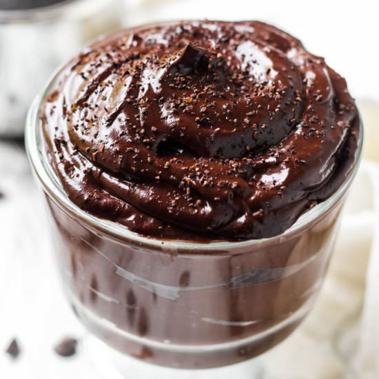 Mocha Avocado Chocolate Pudding