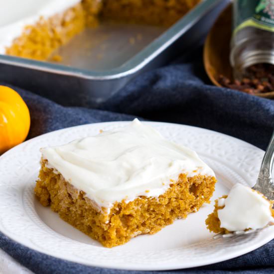 Pumpkin Cream Cheese Bars