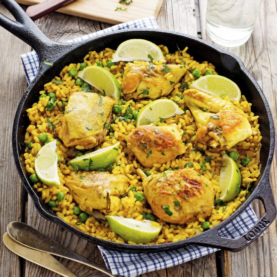 One-Pot Turmeric Chicken and Rice