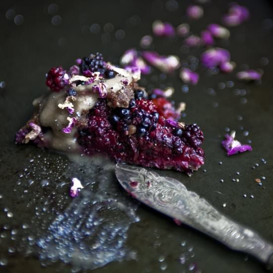 Vegan Blackberry Rustic Galette