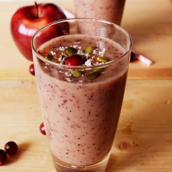 Cranberry Apple Detox Smoothie