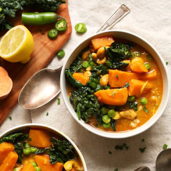 Kale Sweet Potato Curry