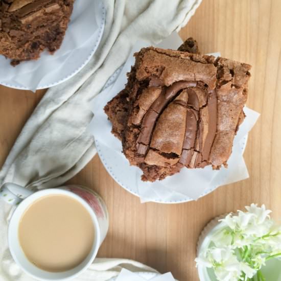 Chocolate Nutella Brownies