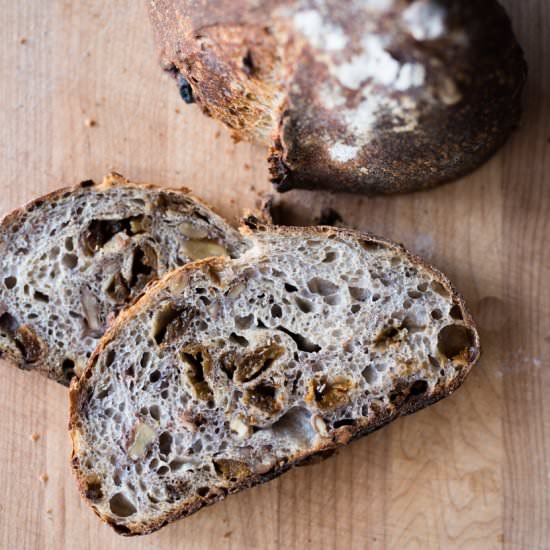 Apricot, Lavender & Walnut Bread