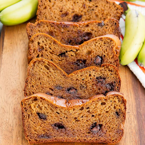 Flourless PeanutButter Banana Bread