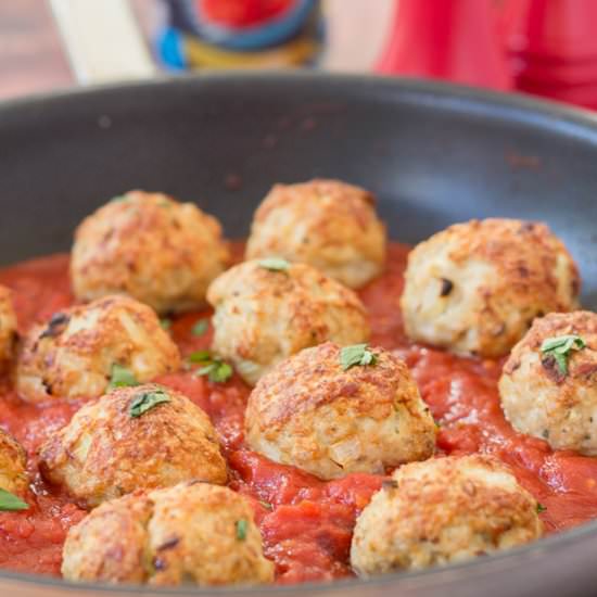 Baked Turkey Meatballs