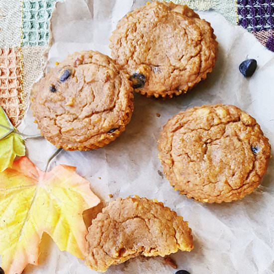 Pumpkin Chocolate Chip Muffins