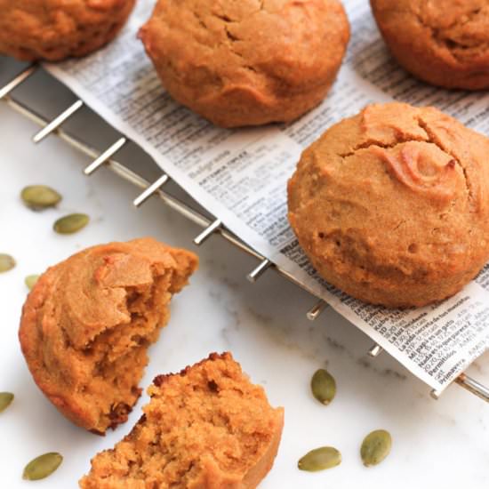 Gluten-free Vegan Pumpkin Muffins