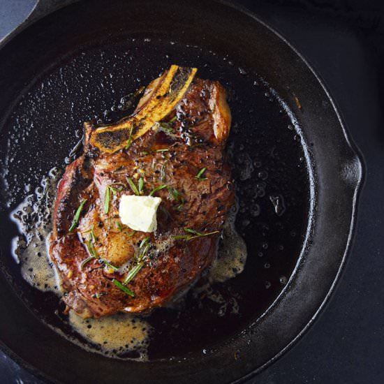 Pan-Seared Ribeye Steak