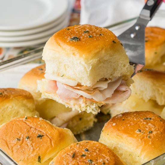 Chicken Cordon Bleu Sliders