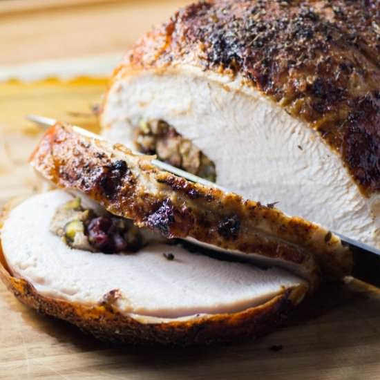 Stuffed Roasted Turkey Breast