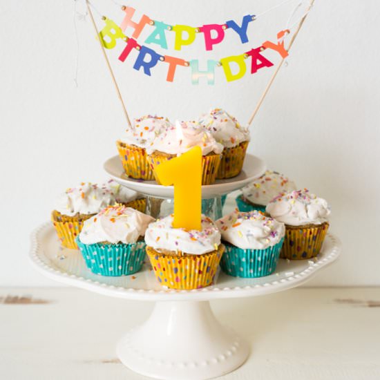 Banana Maple Smash Cupcakes