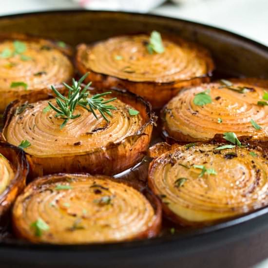 Marinated Slow Roasted Onions