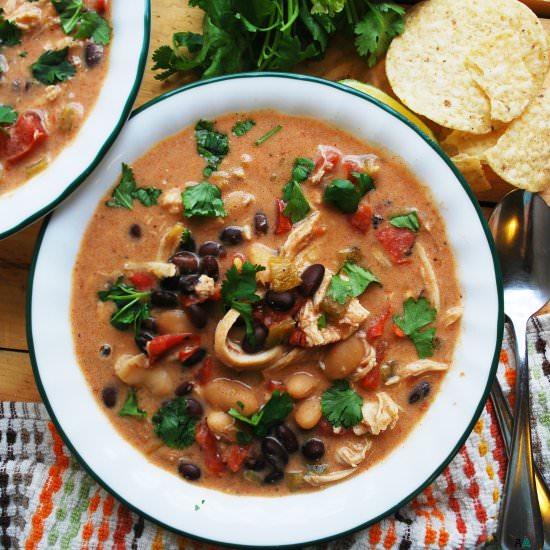 Slow Cooker Green Chile Soup (GF)